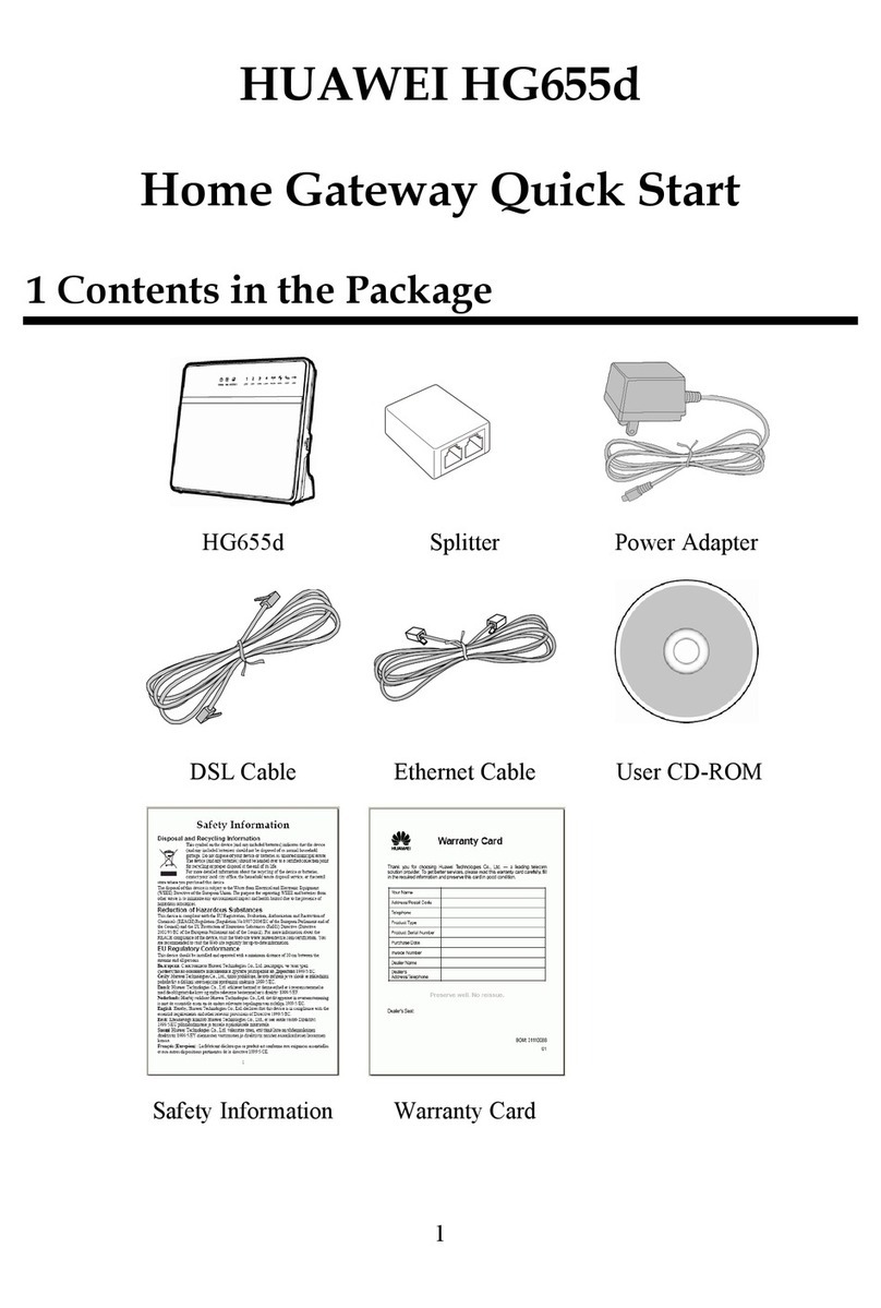 Huawei HG655d User manual Huawei HG655d User manual