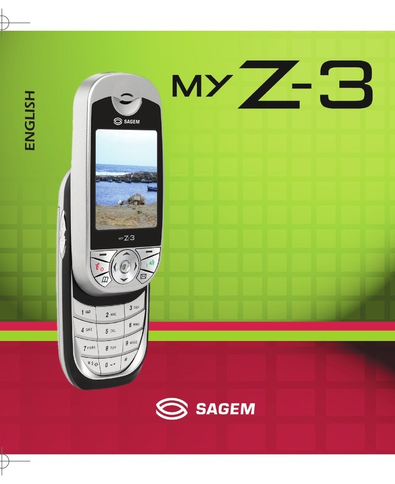 Sagem MYZ3 User manual