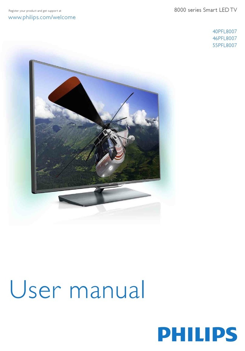 Philips 40PFL8007 user manual