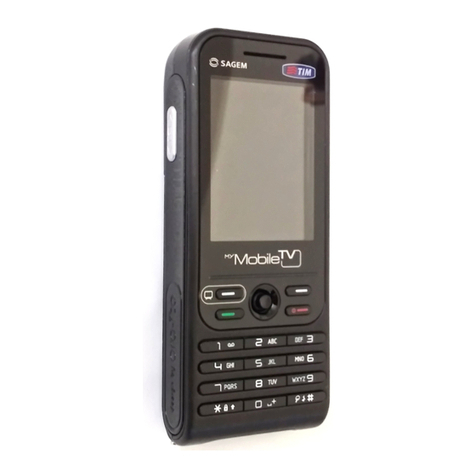 Sagem MYMOBILE TV User manual