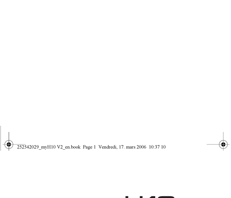 Sagem MYH-10 Series User manual
