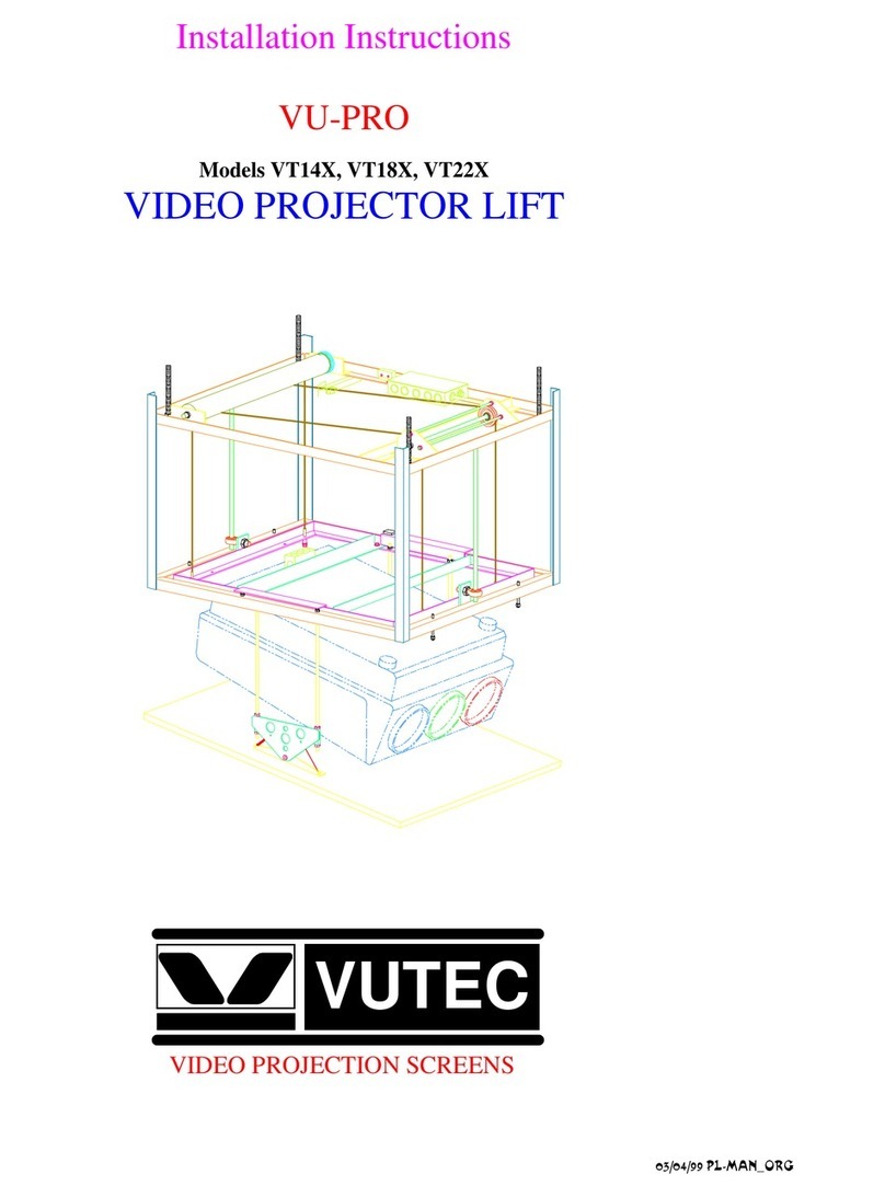 Vutec VU-PRO VT14X installation instructions