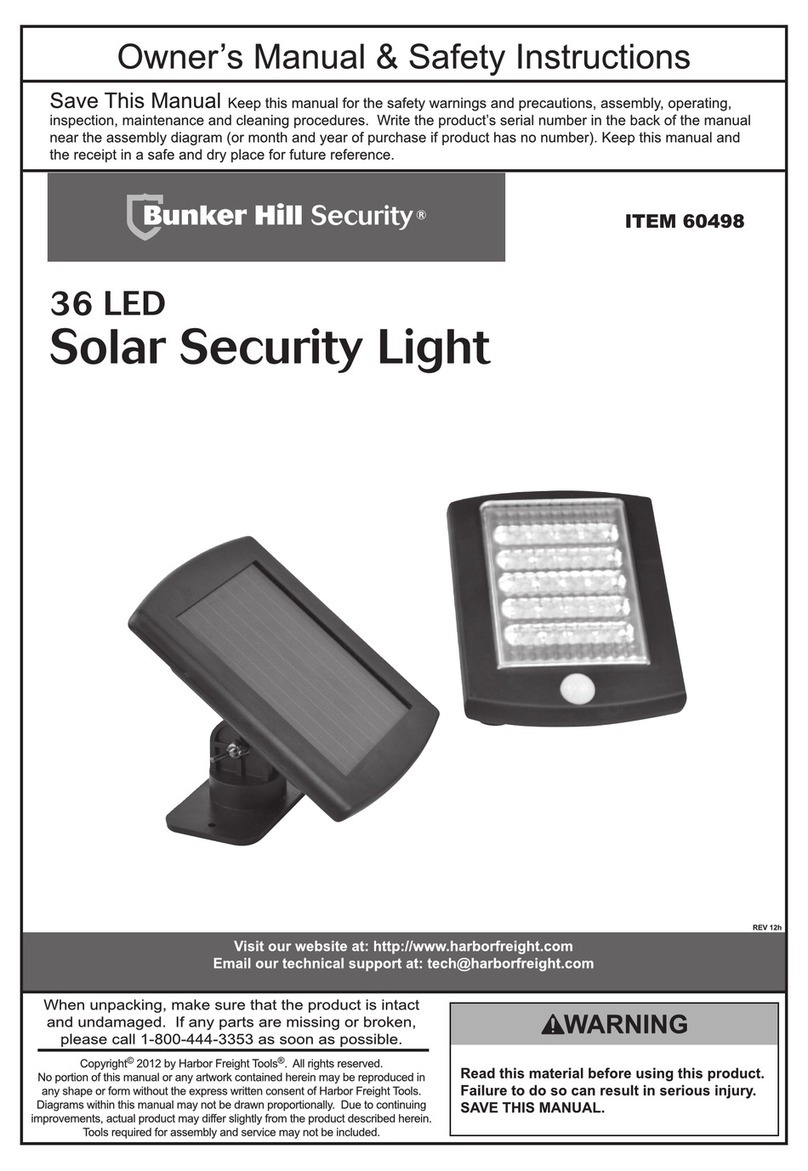 Bunker Hill Security 60498 Owner's manual & safety instructions