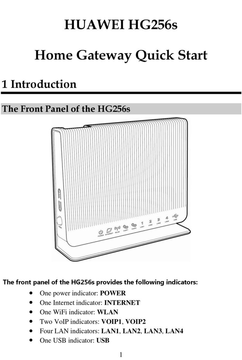 Huawei HG256s User manual