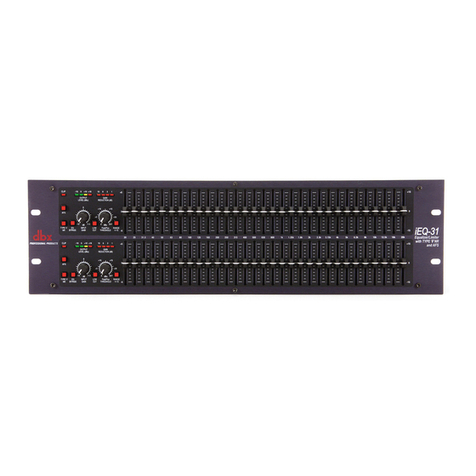 dbx iEQ-31 User manual