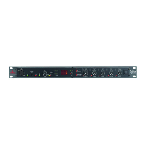 dbx ProVocal User manual
