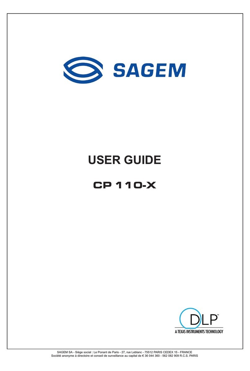 Sagem CP 110-X User manual