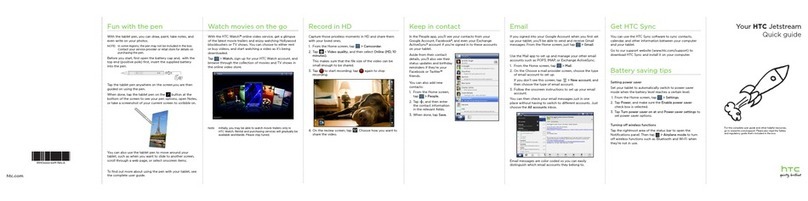 HTC HTC Jetstream quick guide