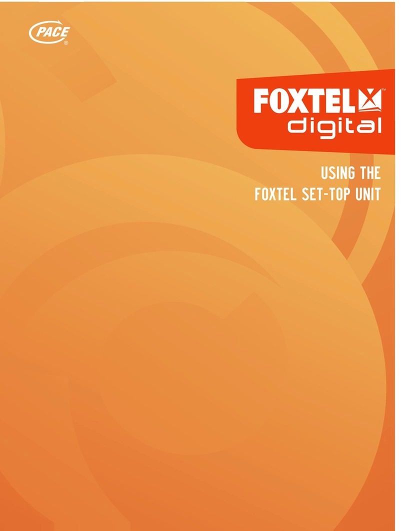 Foxtel X Digital User manual