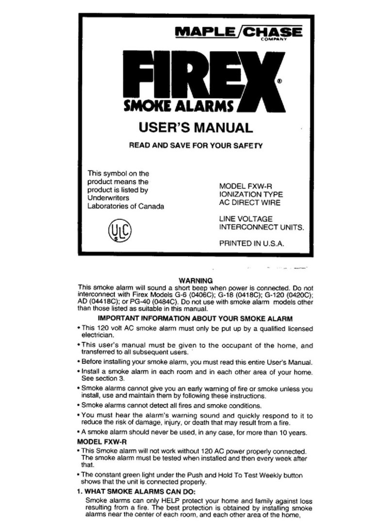 Firex FXW-R user manual Firex FXW-R user manual