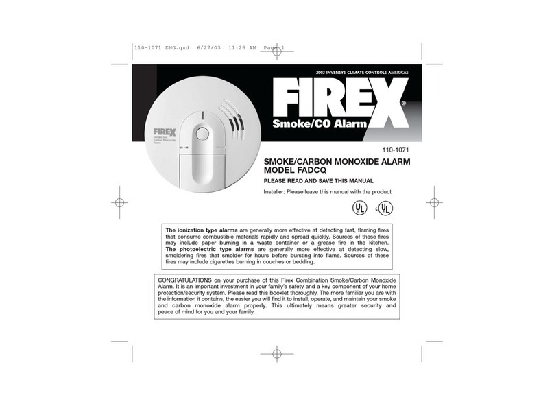 Firex FADCQ User manual
