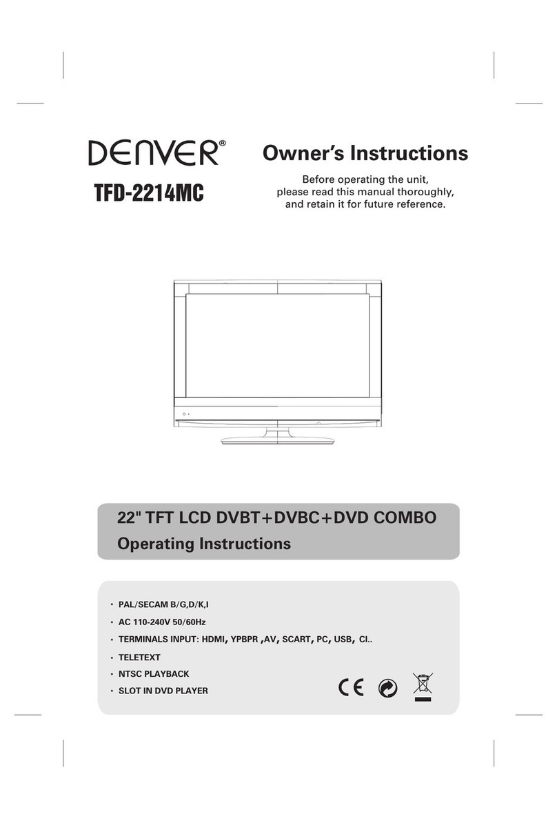 Denver TFD-2214MC Owner's instructions