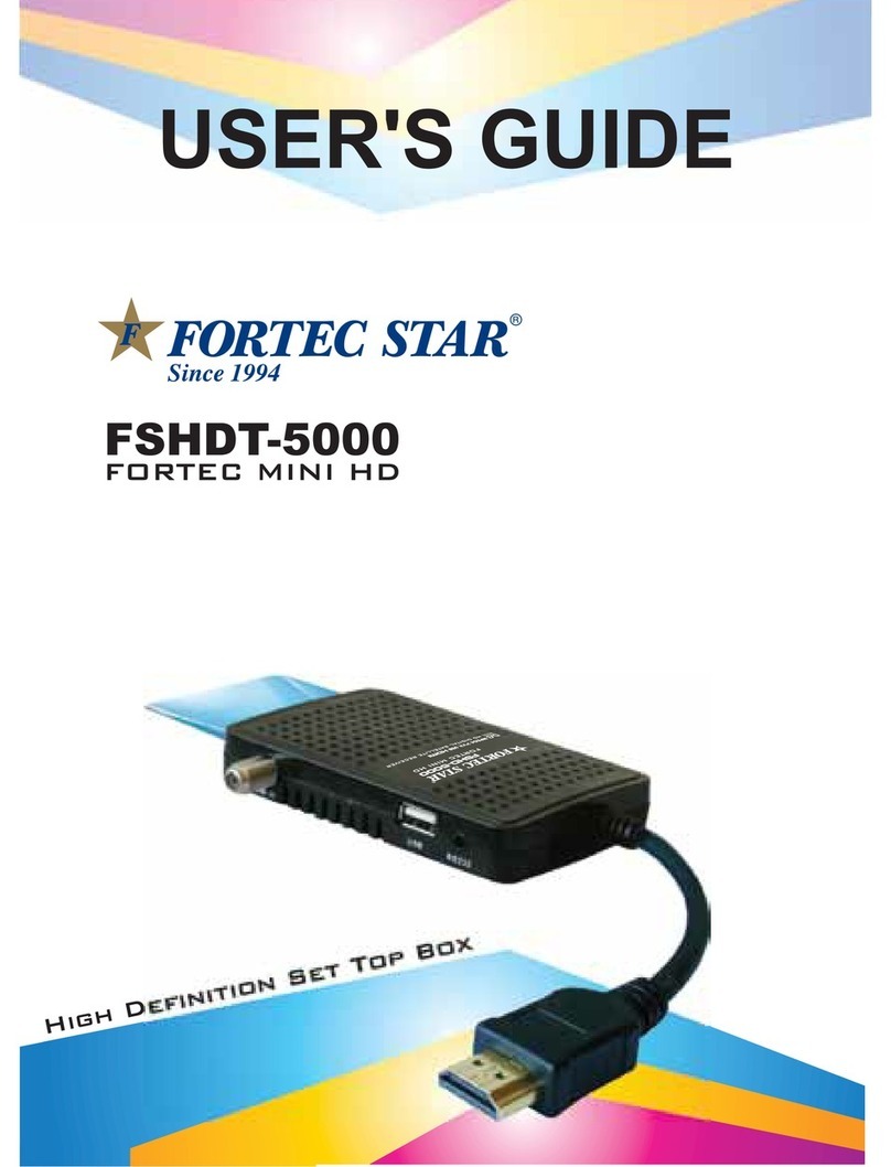 Fortec Star FSHD-5000 user guide