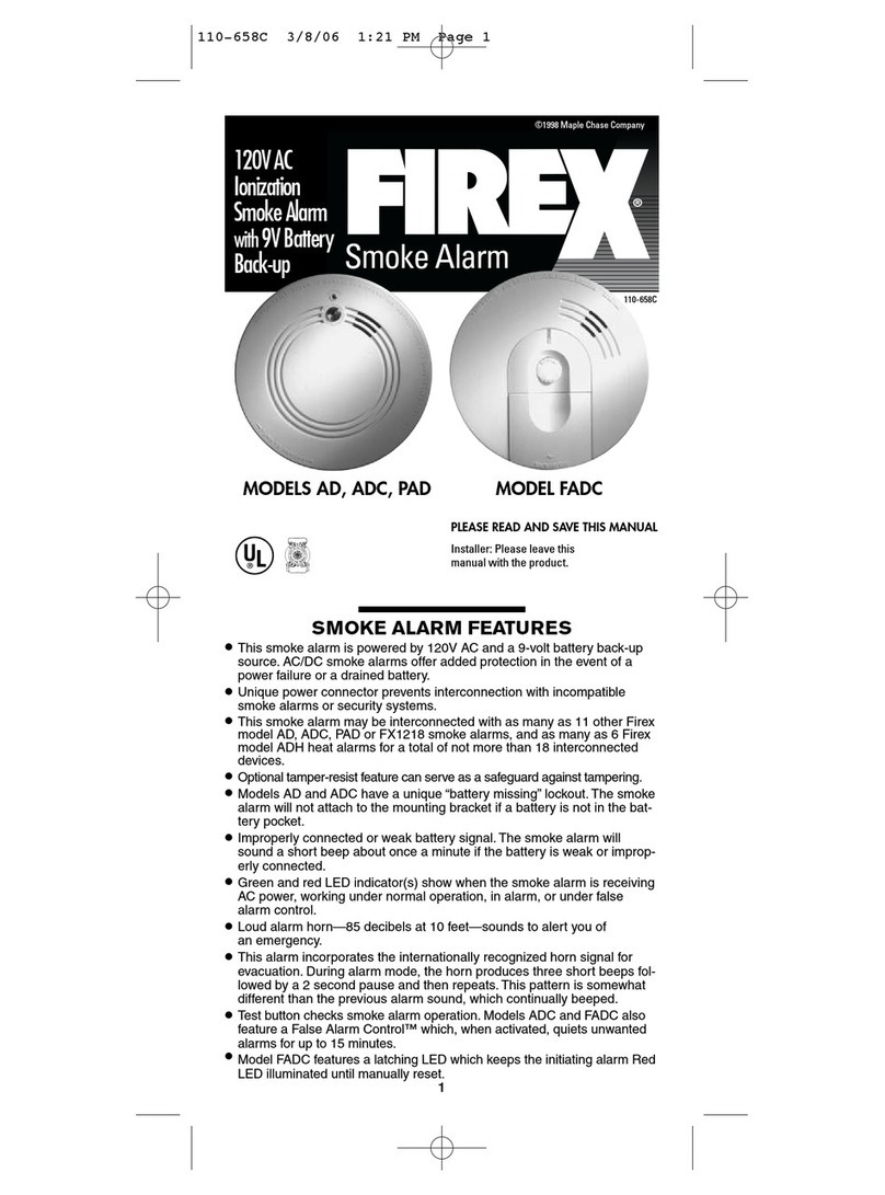 Firex AD User manual