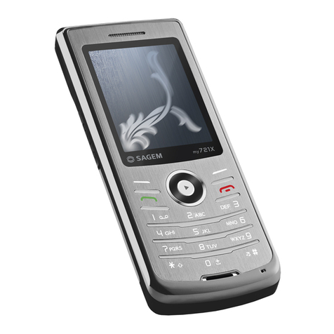Sagem MY721X User manual Sagem MY721X User manual