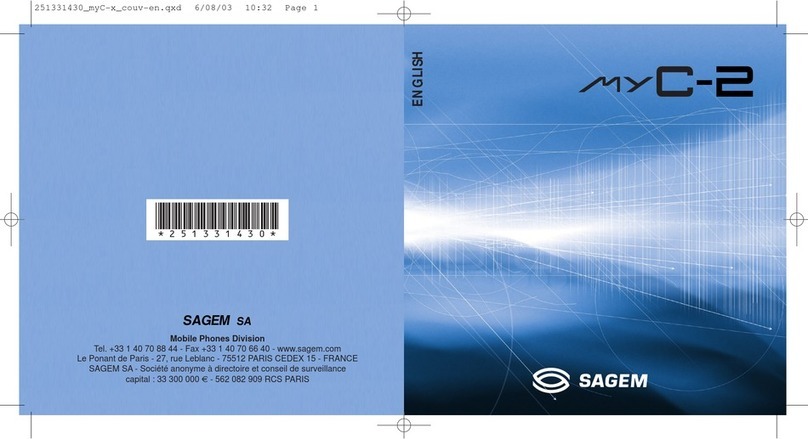 Sagem MYC-2 User manual