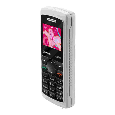 Sagem MY200X User manual Sagem MY200X User manual