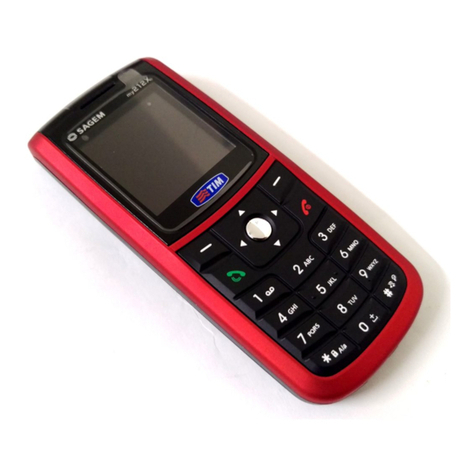 Sagem MY210X user guide