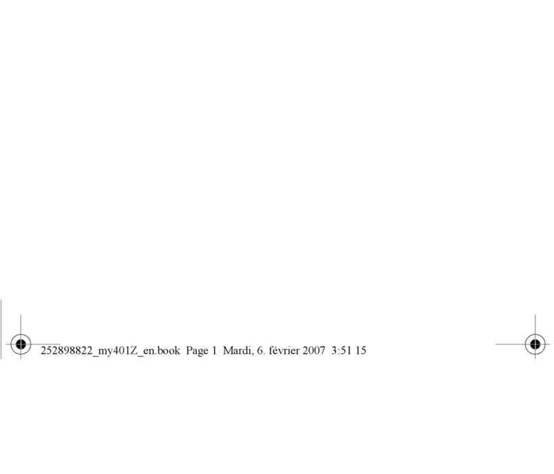 Sagem MY401Z User manual