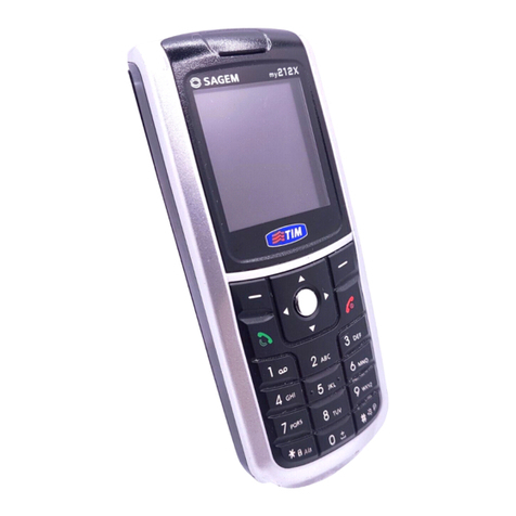 Sagem MY212X User manual