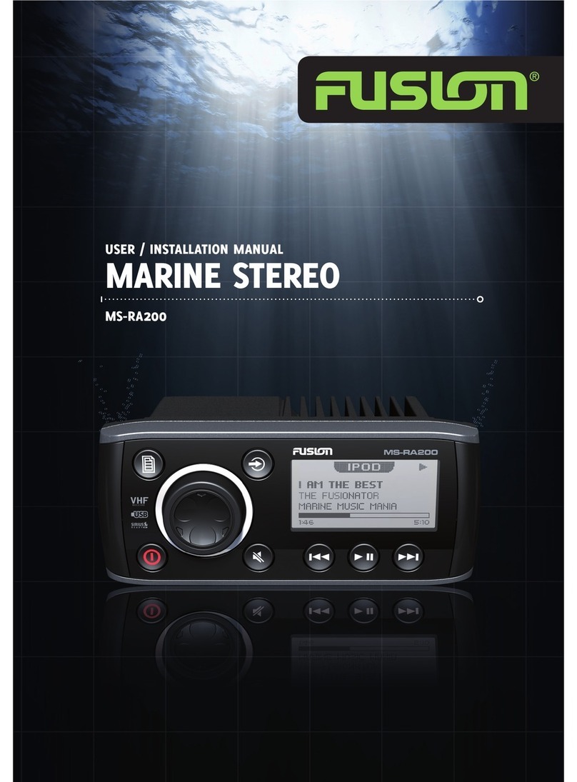 Fusion MS-RA200 User manual