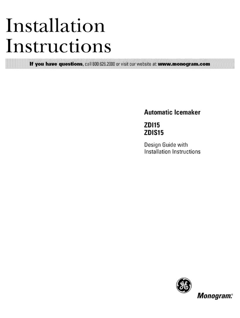 GE Monogram ZDIS15 User manual GE Monogram ZDIS15 User manual