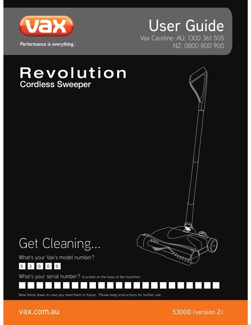 Vax Revolution 53000 (version 2) user guide