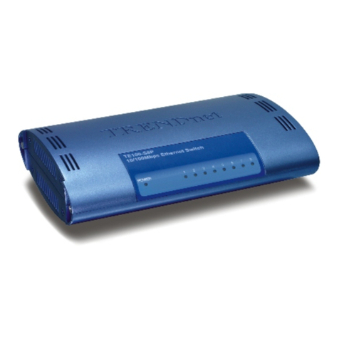 TRENDnet TE100-S5Pplus Quick start guide