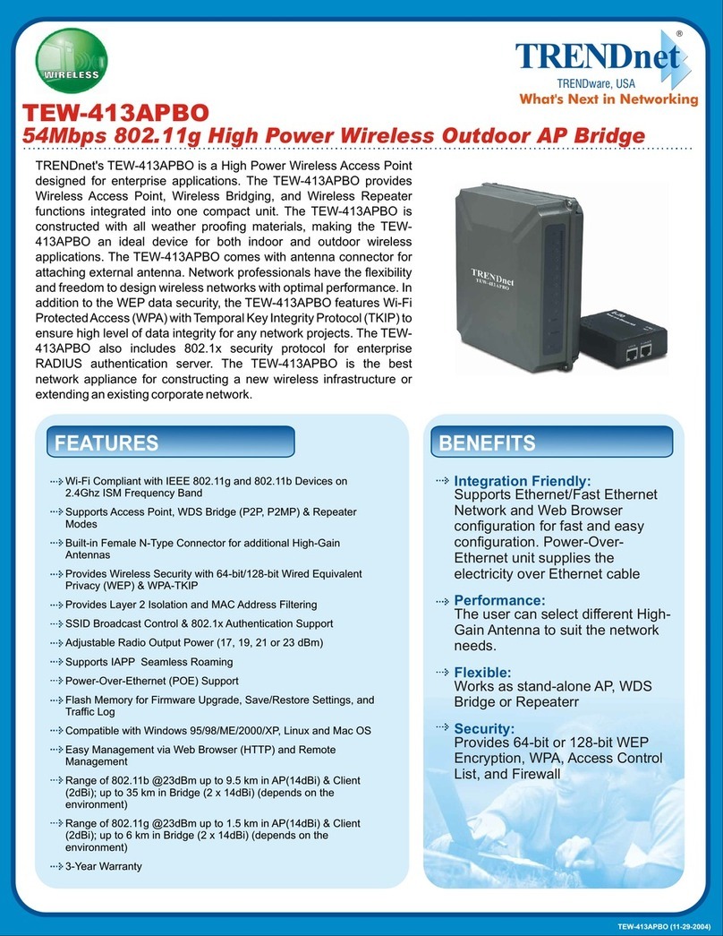TRENDnet TEW-413APBO User manual