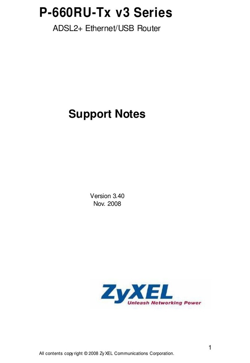 ZyXEL Communications P-660RU-Tx v3 SERIES Manual