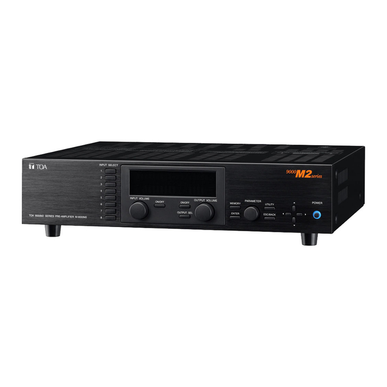 Toa 9000M2 Series user guide