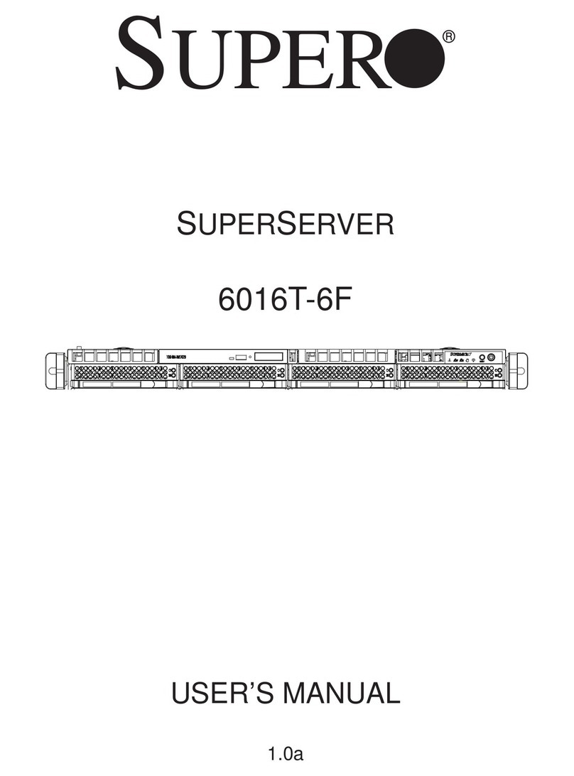 Supermicro Supero 6016T-6F User manual