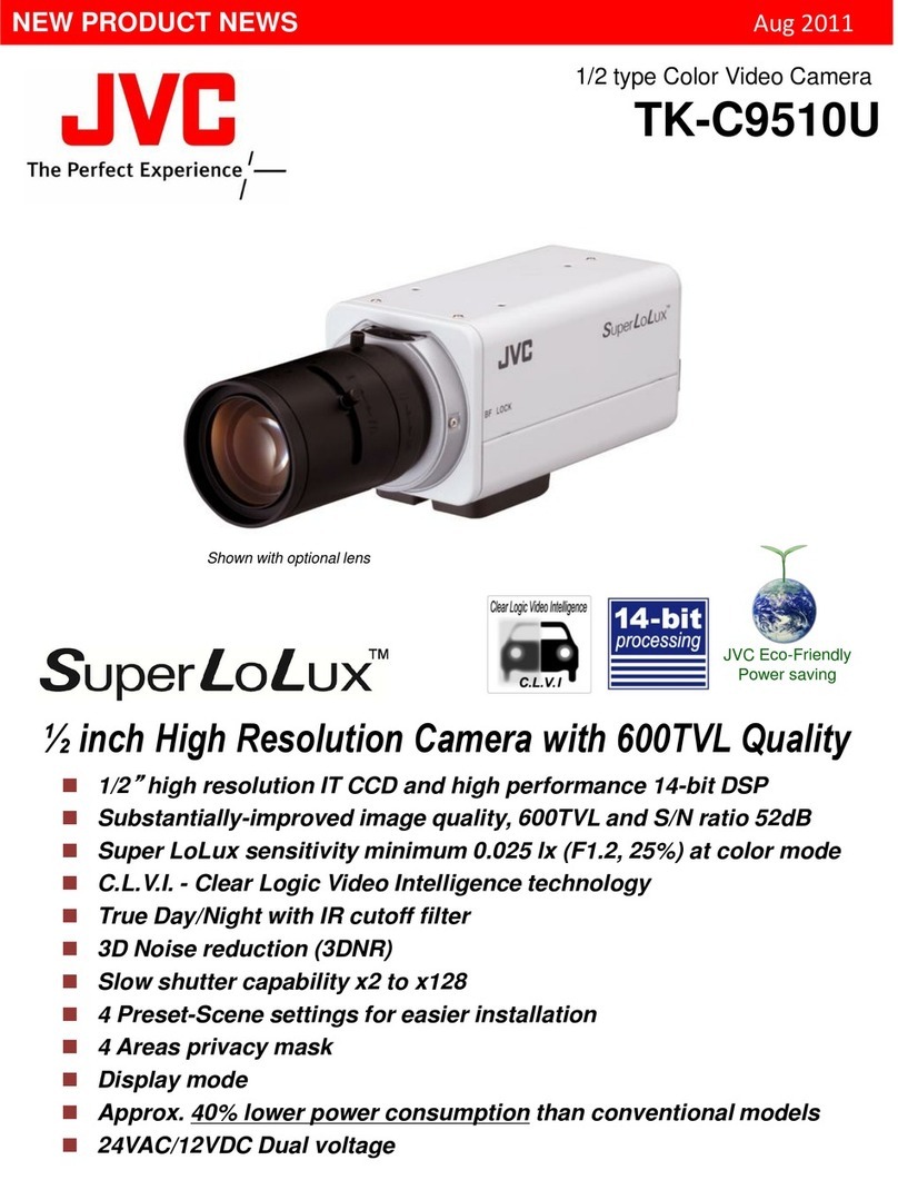 JVC SuperLoLux TK-C9510U User manual