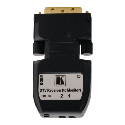 Kramer 602T User manual