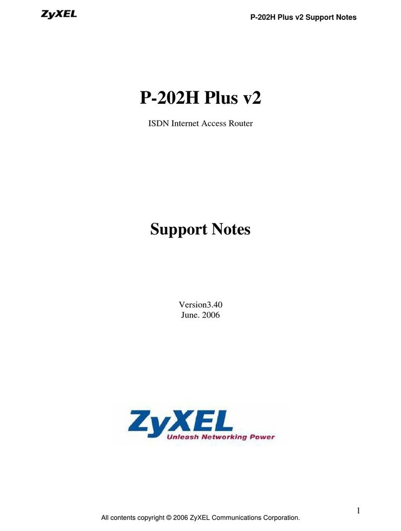 ZyXEL Communications P-202H Plus v2 Manual