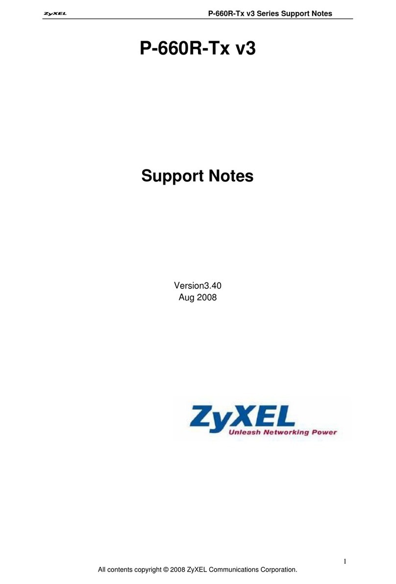 ZyXEL Communications P-660R-TX V3 Manual