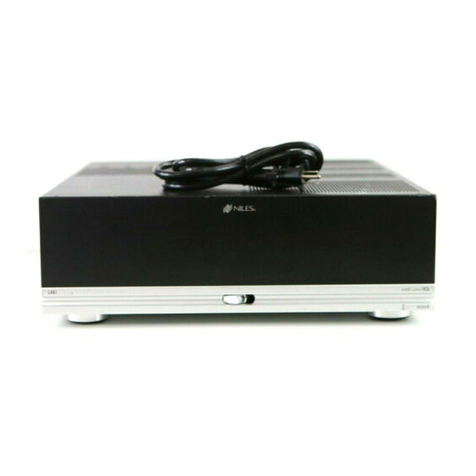 Niles IntelliControl ICS GXR2 User manual