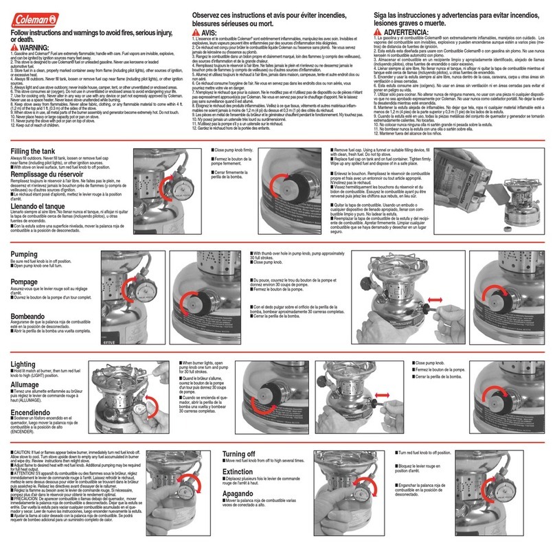 Coleman 502A User manual