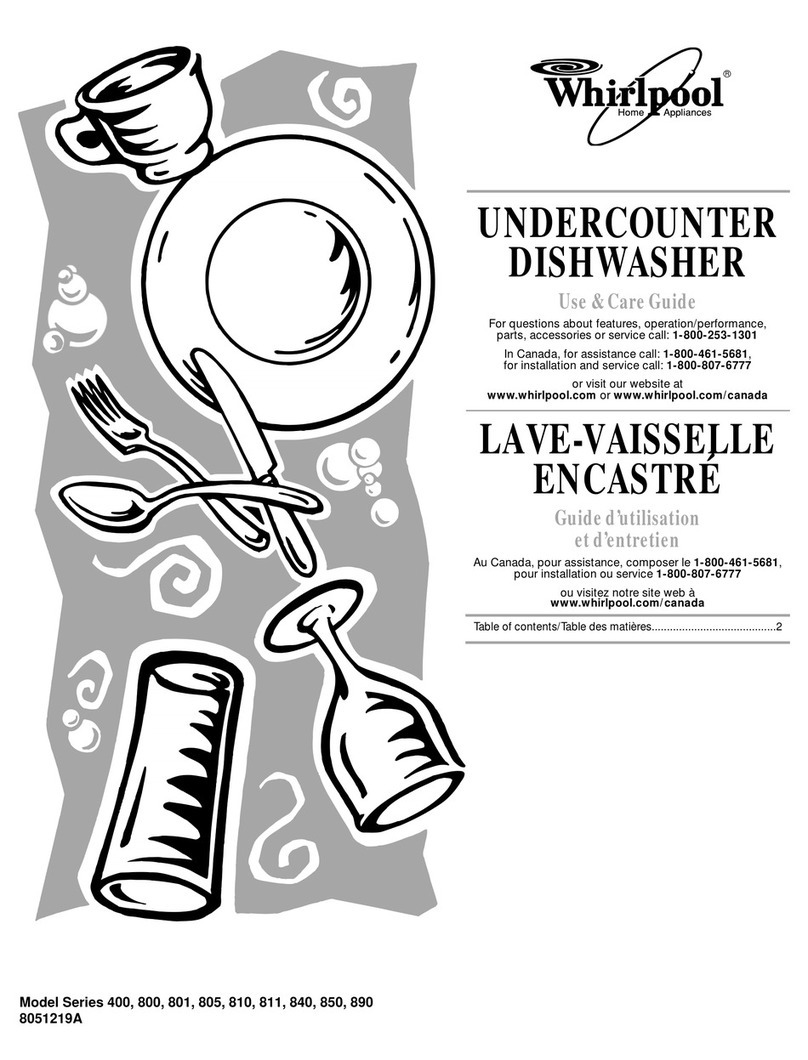 Whirlpool 400 series User manual