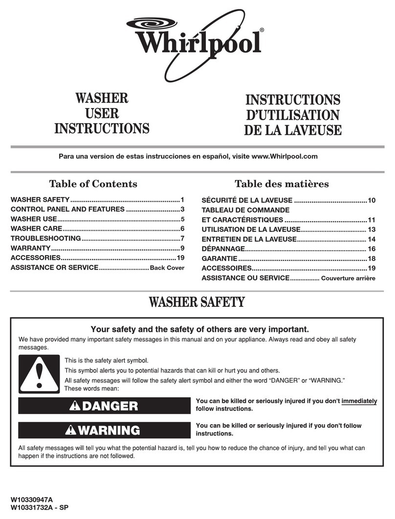 Whirlpool W10330947A User manual