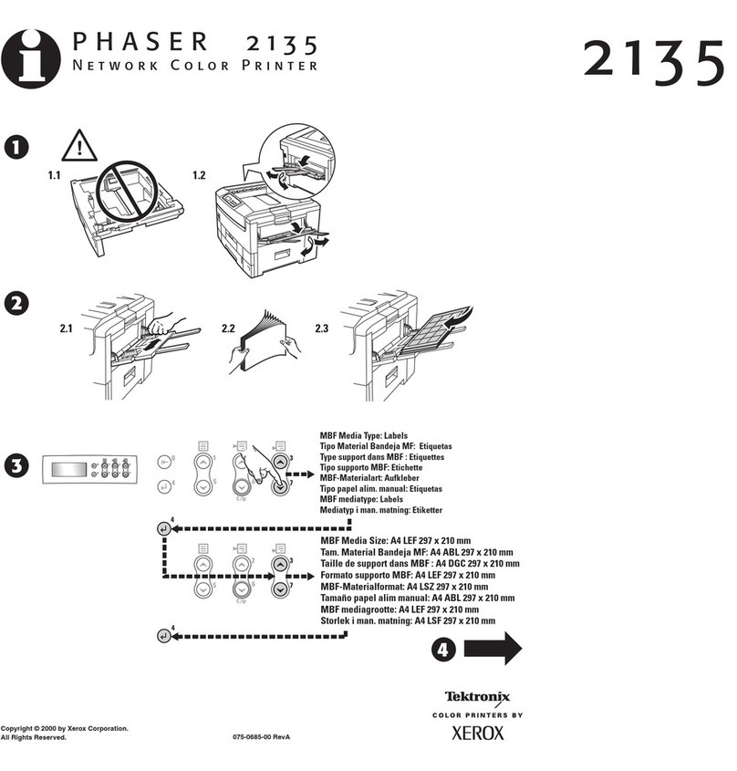 Xerox Phaser 2135 User manual