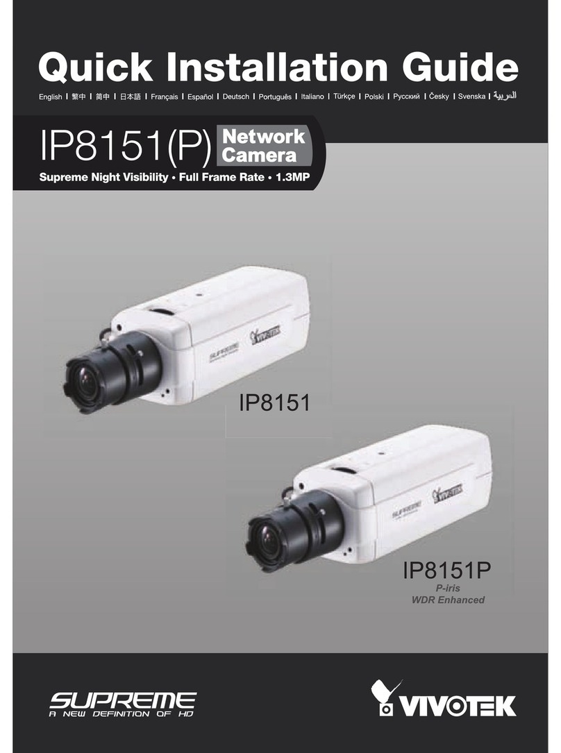 Vivotek Supreme IP8151 Quick installation guide