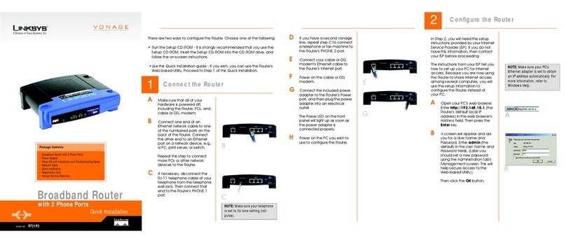 Cisco Linksys RT31P2 Original operating instructions