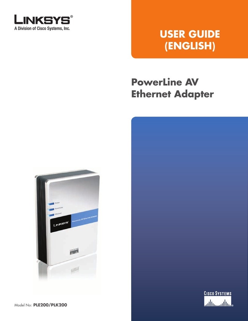 Cisco LINKSYS PLK200 User manual