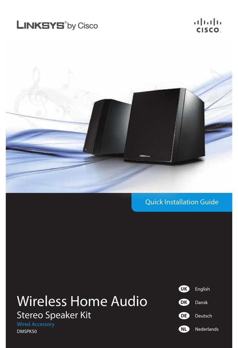 Cisco LINKSYS DMSPK50 Quick installation guide