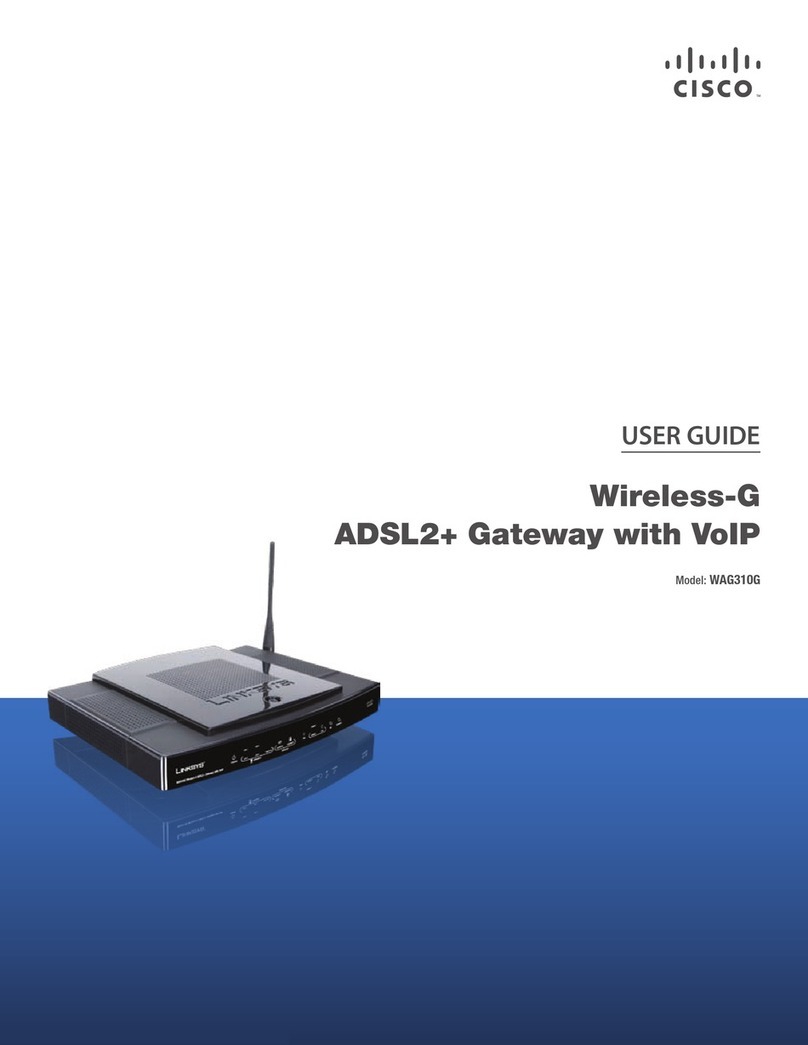 Cisco Linksys WAG310G User manual