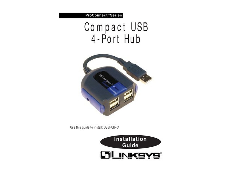 Linksys USBHUB4C User manual