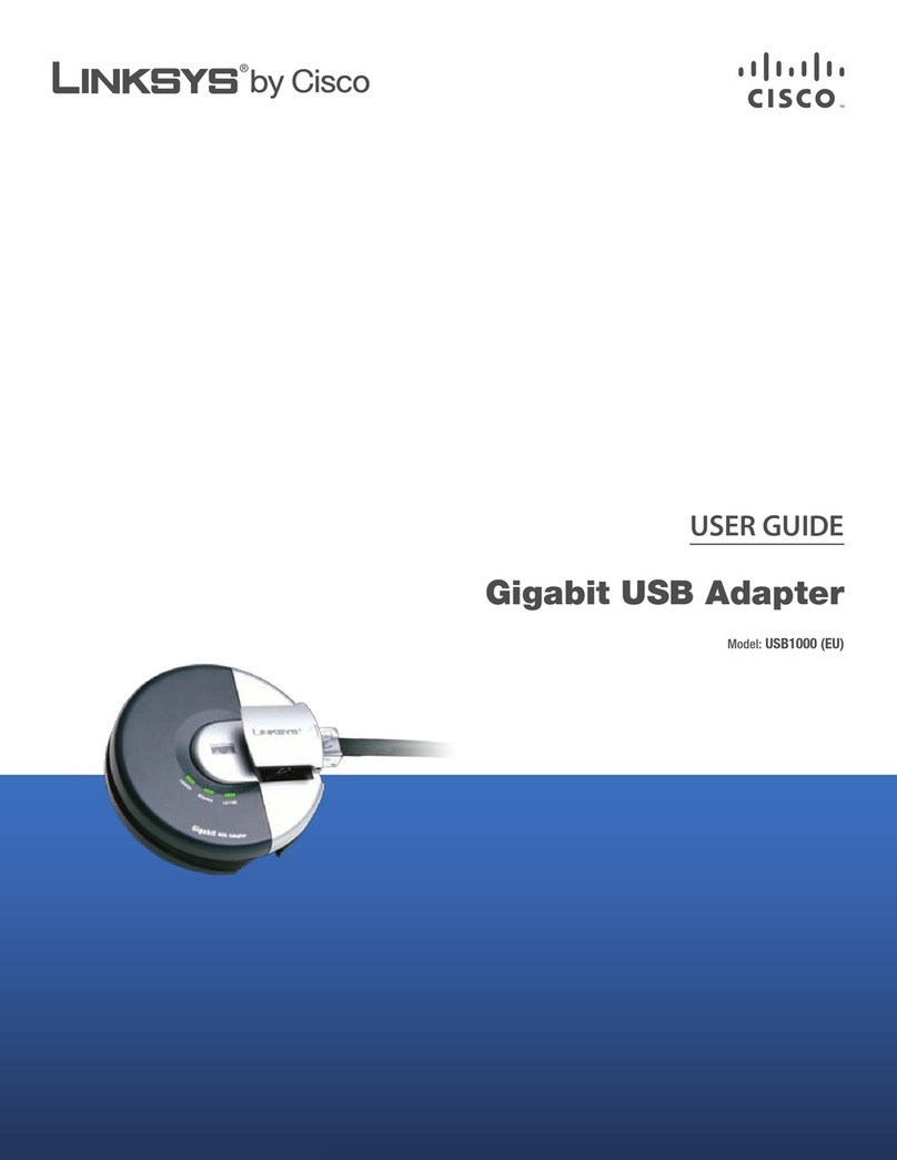 Cisco LINKSYS USB1000 User manual