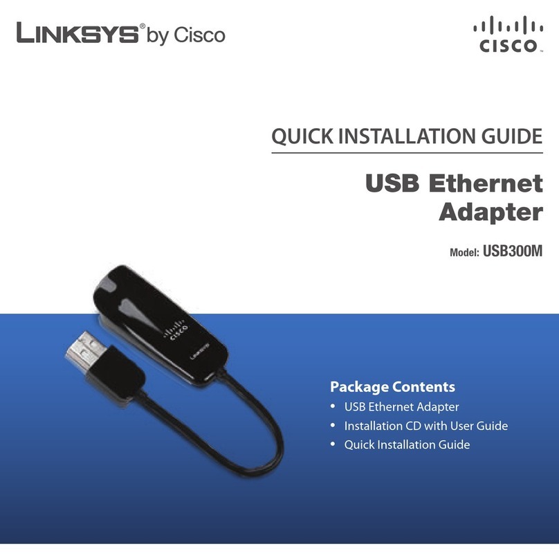 Cisco Linksys USB300M User manual