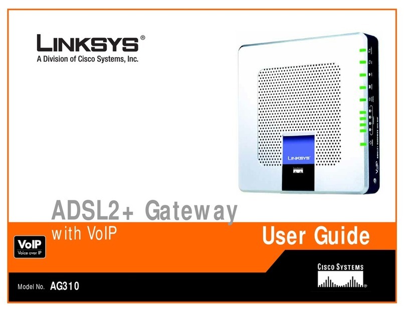 Cisco Linksys AG310 User manual